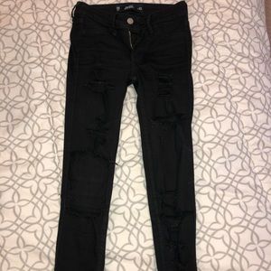 Hollister ripped jeans